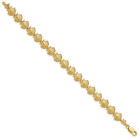 14k Scallop Shell Bracelet-FB1635-7.25