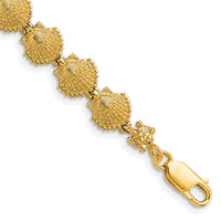 14k Scallop Shell Bracelet-FB1637-7