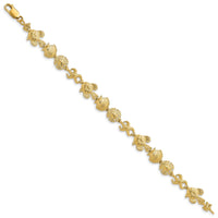 14k Sea Life Bracelet-FB1652-7