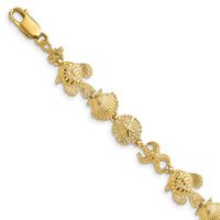 14k Sea Life Bracelet-FB1652-7