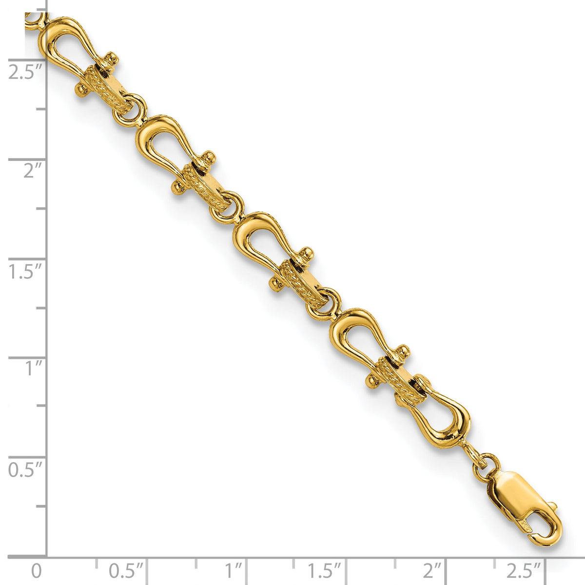 14k Mariner's Link 8in Bracelet-FB1661-8