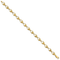 14k Nantucket Basket Bracelet-FB1707-7.25