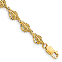 14k Conch Shell Bracelet-FB1718-7.25