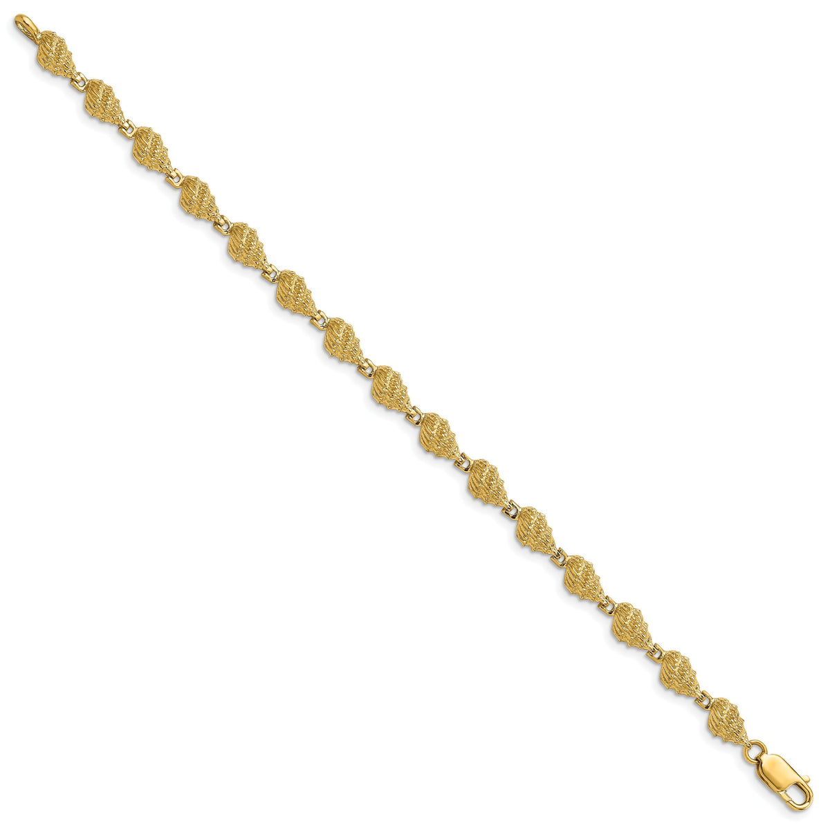 14k Conch Shell Bracelet-FB1719-7