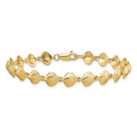 14k Clam Shell Bracelet-FB1720-7