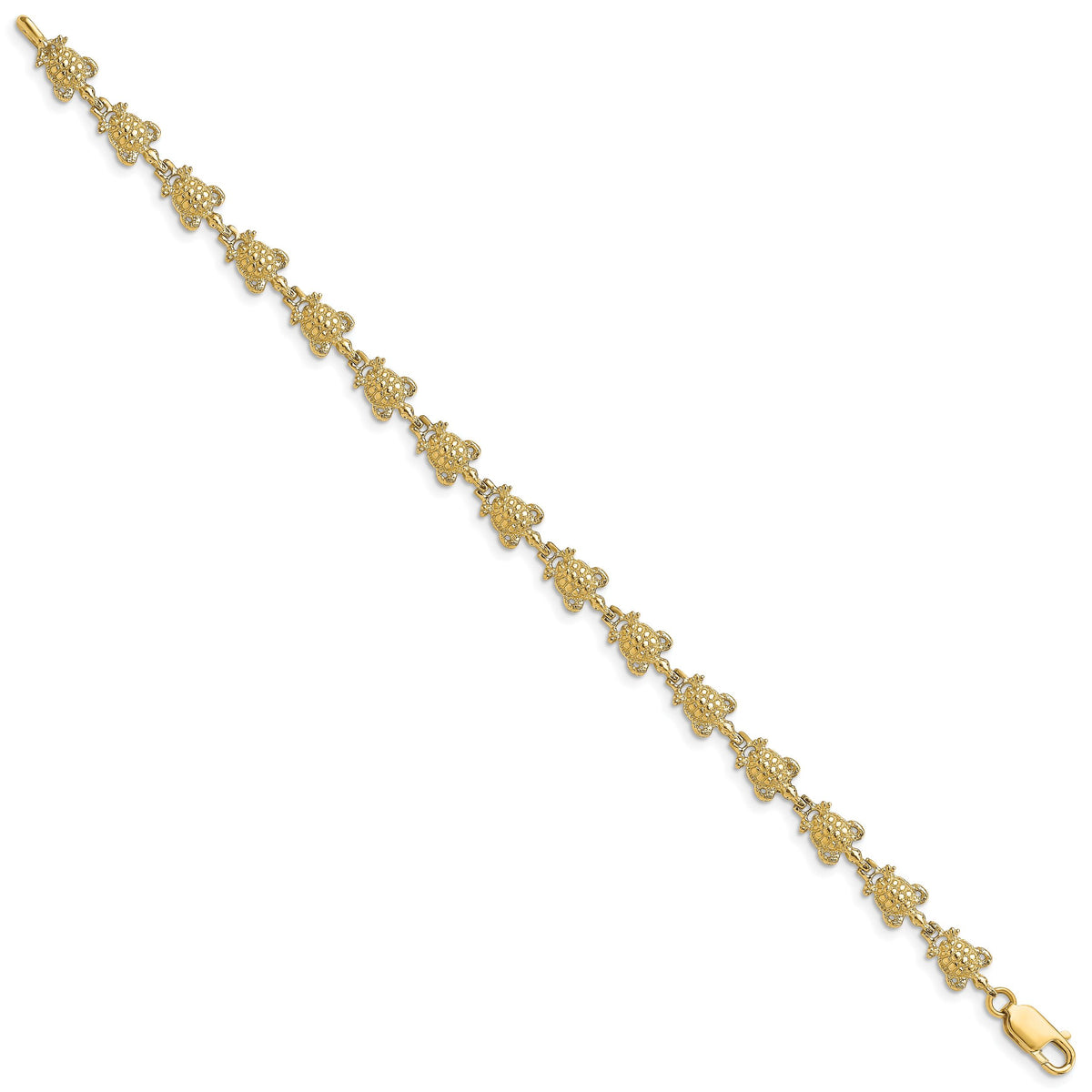 14k Turtle Bracelet-FB1722-7.25