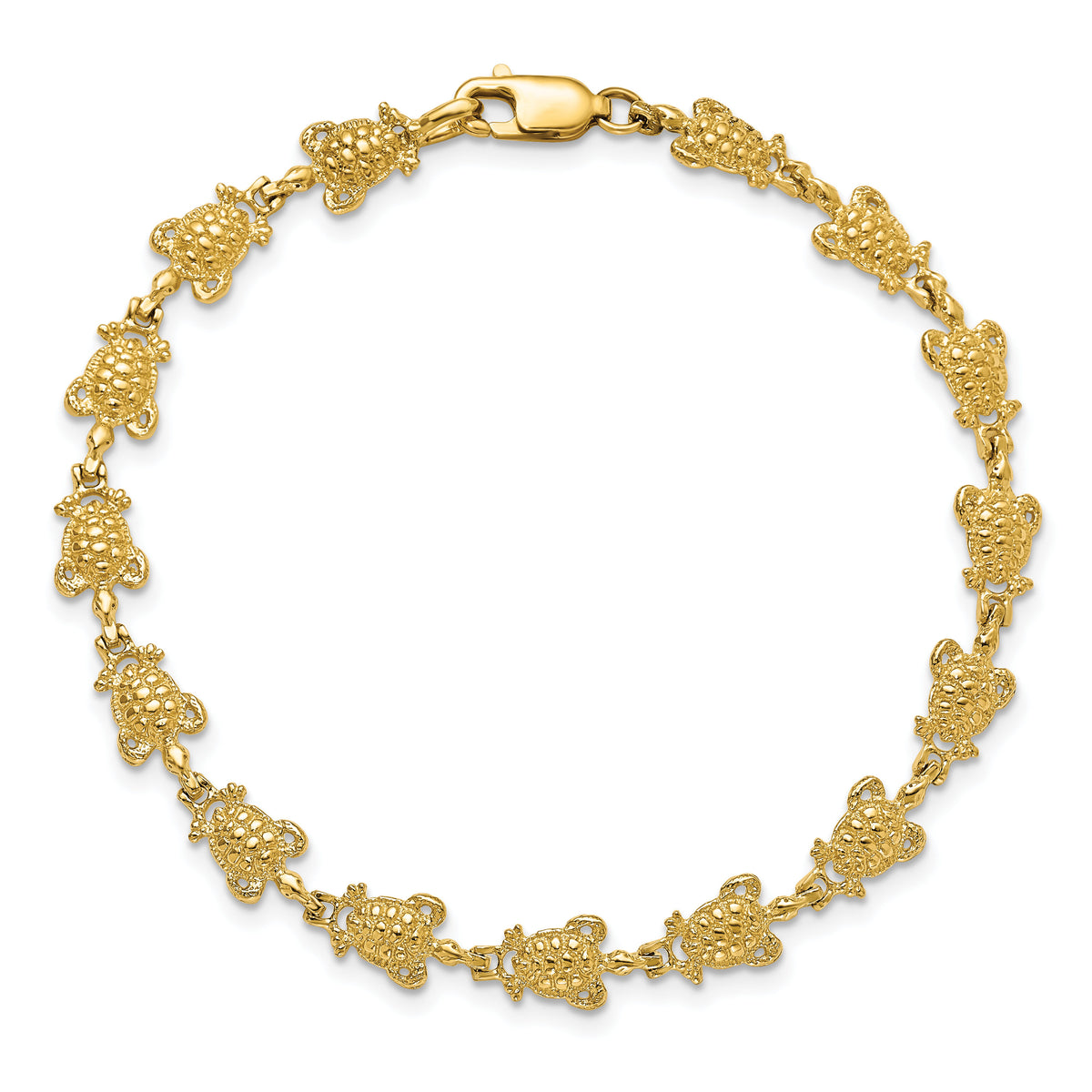 14k Turtle Bracelet-FB1722-7.25