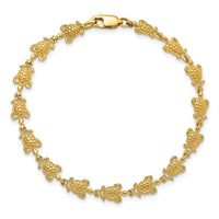 14k Turtle Bracelet-FB1722-7.25