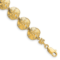 14k Sand Dollar Bracelet-FB1730-7