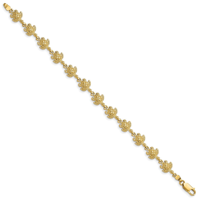 14k Turtle Bracelet-FB1738-7
