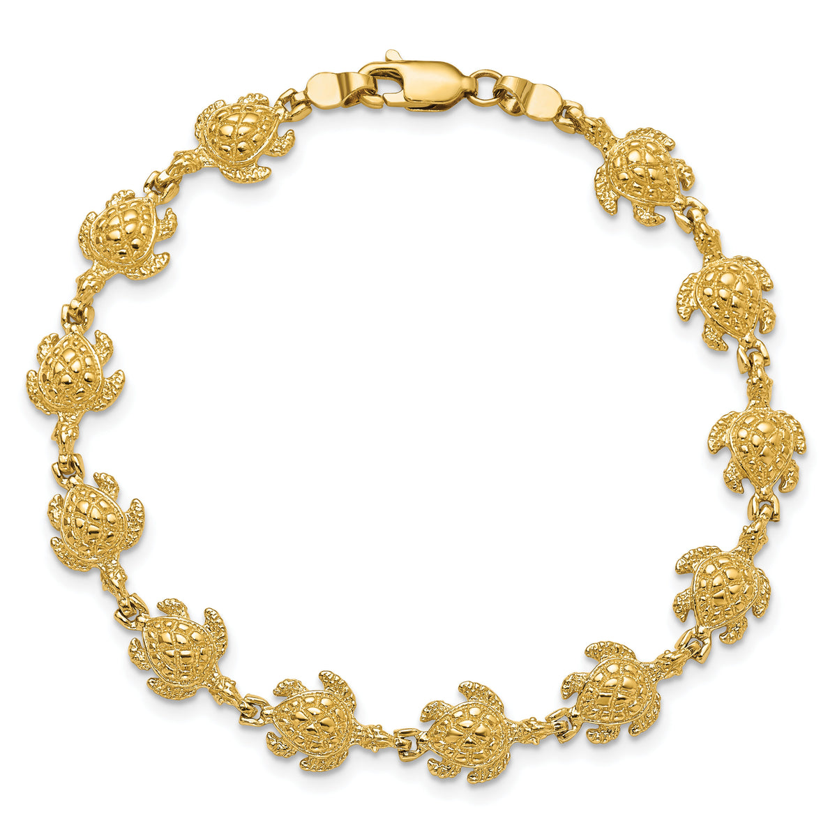 14k Turtle Bracelet-FB1738-7