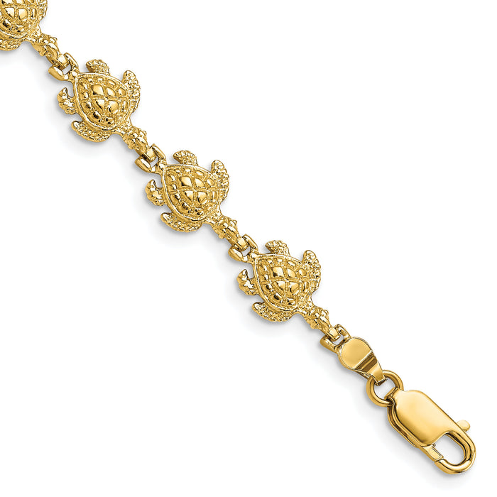 14k Turtle Bracelet-FB1738-7