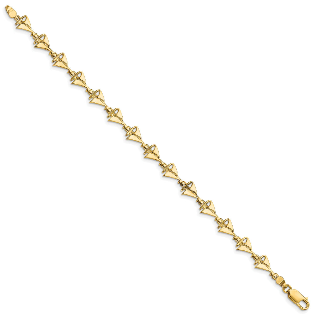 14k Sailboat Bracelet-FB1741-7