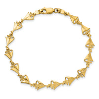14k Sailboat Bracelet-FB1741-7