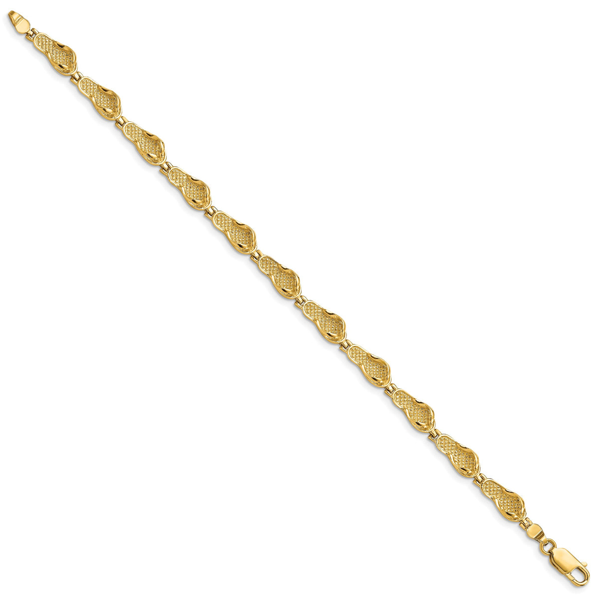 14k Flip Flop Bracelet-FB1743-7