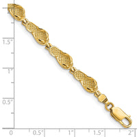 14k Flip Flop Bracelet-FB1743-7