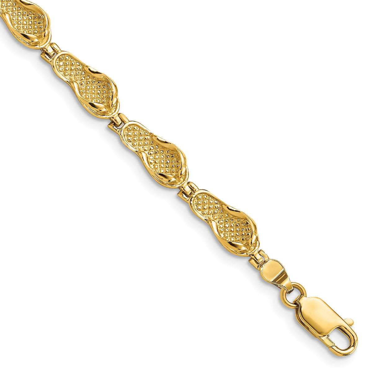 14k Flip Flop Bracelet-FB1743-7