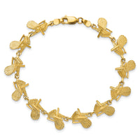 14k Beach Chair Bracelet-FB1783-7