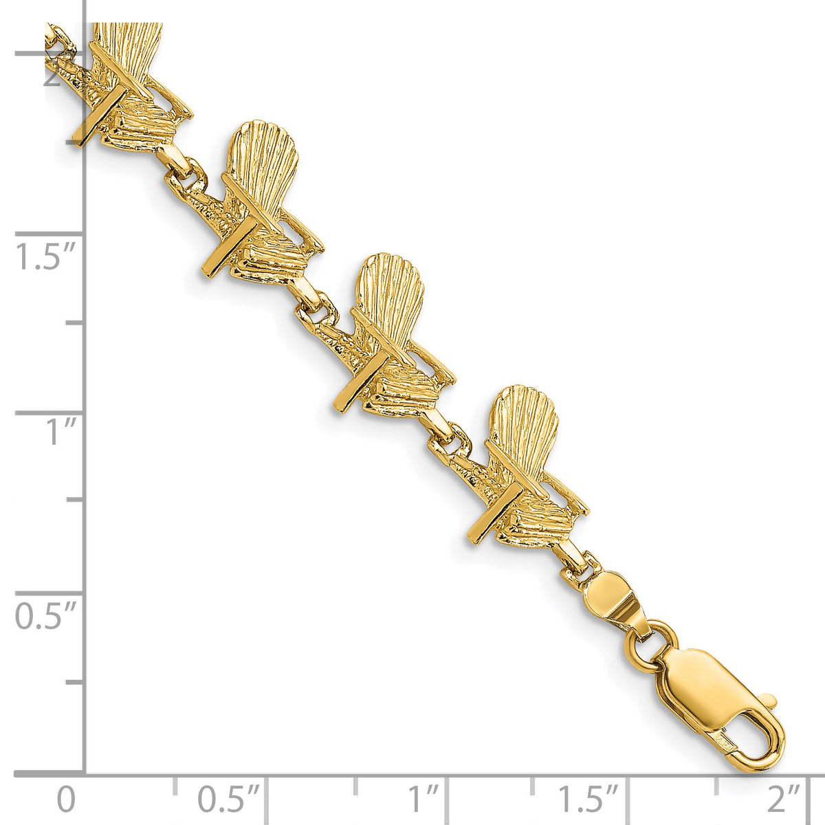 14k Beach Chair Bracelet-FB1783-7