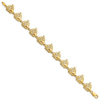 14k Sailboat Bracelet-FB1785-7.25