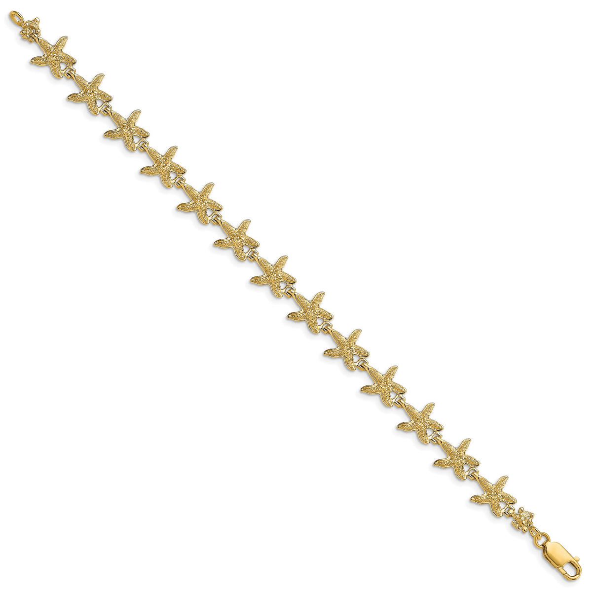 14k Starfish Bracelet-FB1818-7.25
