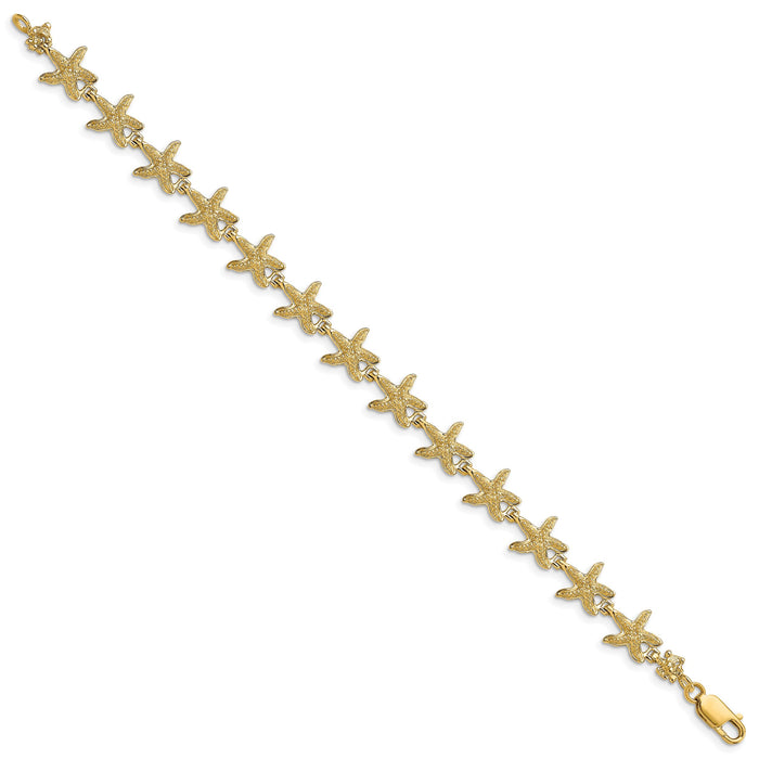 14k Starfish Bracelet-FB1818-7.25