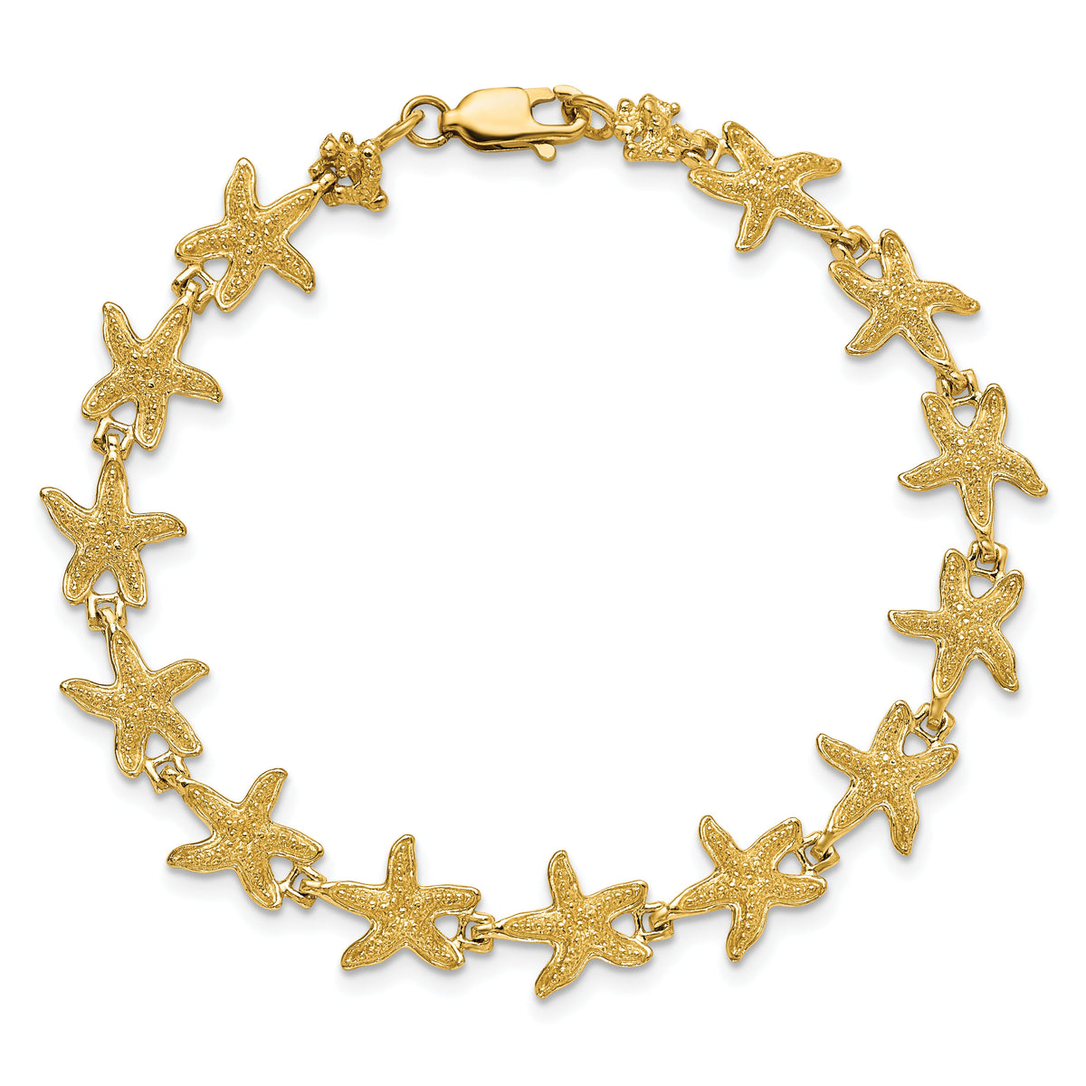 14k Starfish Bracelet-FB1818-7.25