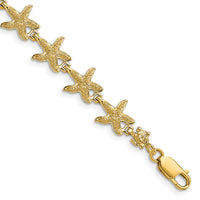 14k Starfish Bracelet-FB1818-7.25