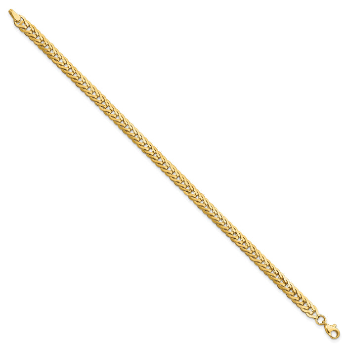 14K Polished Fancy Link 7.5in Bracelet-FB1962-7.5
