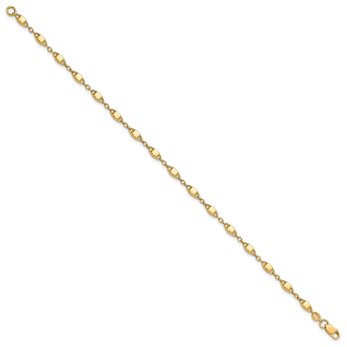 14K Polished Fancy Link Bracelet-FB1995-7.5