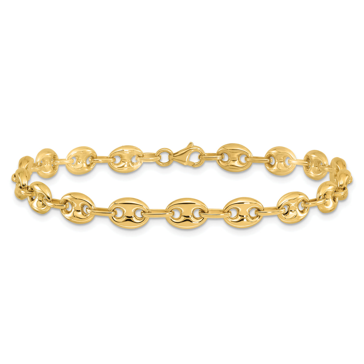 14K Fancy Link 7.75in Bracelet-FB2026-7.75