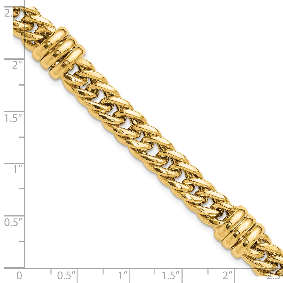 14K Polished Fancy Link Bracelet-FB2037-7.5