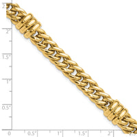 14K Polished Fancy Link Bracelet-FB2037-7.5