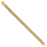 14K Polished Fancy Link Bracelet-FB2042-7.5