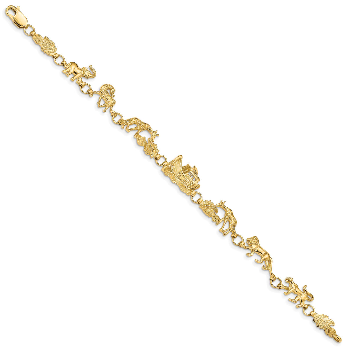 14k Noah's Ark Bracelet-FB375-7