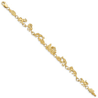 14k Noah's Ark Bracelet-FB375-7