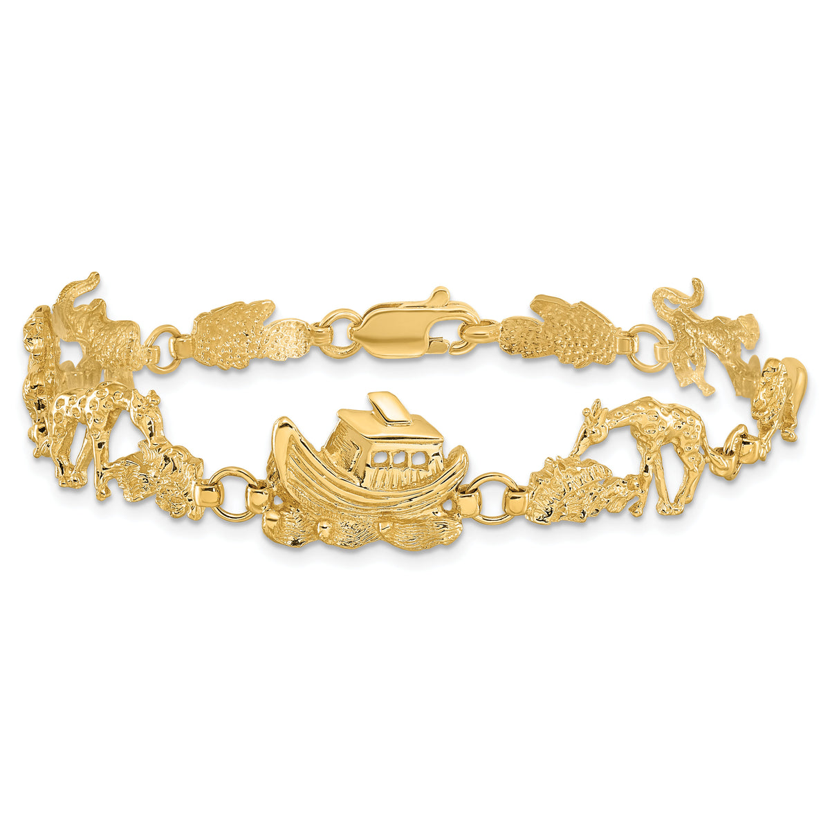 14k Noah's Ark Bracelet-FB375-7
