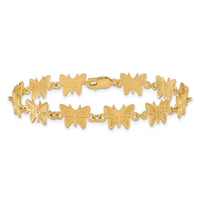 14k Butterfly Bracelet-FB721-7