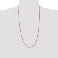 14k 2.2mm Flat Beveled Curb Chain-FBU060-28