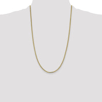 14k 2.3mm Flat Beveled Curb Chain-FBU070-26