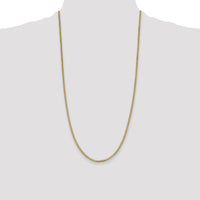 14k 2.3mm Flat Beveled Curb Chain-FBU070-28
