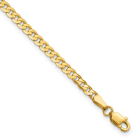 14k 2.9mm Flat Beveled Curb Chain-FBU080-7