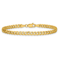 14k 3.9mm Flat Beveled Curb Chain-FBU100-9
