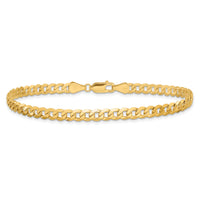 14k 4.75mm Flat Beveled Curb Chain-FBU120-7