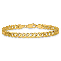 14k 5.75mm Flat Beveled Curb Chain-FBU140-7