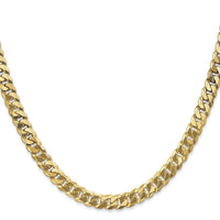 14k 6.25mm Flat Beveled Curb Chain-FBU160-26