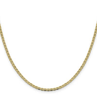 14k 2.4mm Concave Anchor Chain-FCA065-22