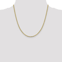 14k 2.4mm Concave Anchor Chain-FCA065-20