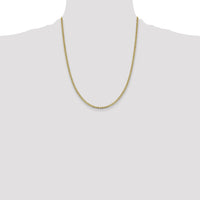 14k 2.4mm Concave Anchor Chain-FCA065-22