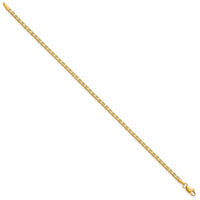 14k 2.4mm Concave Anchor Chain-FCA065-7